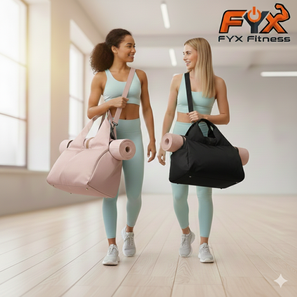 Women'S Multi-Purpose Sports Bag - Waterproof with Shoe Pocket for Yoga, Gym, and Travel