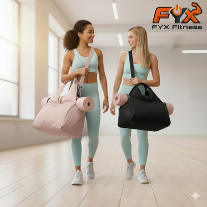 Women'S Multi-Purpose Sports Bag - Waterproof with Shoe Pocket for Yoga, Gym, and Travel